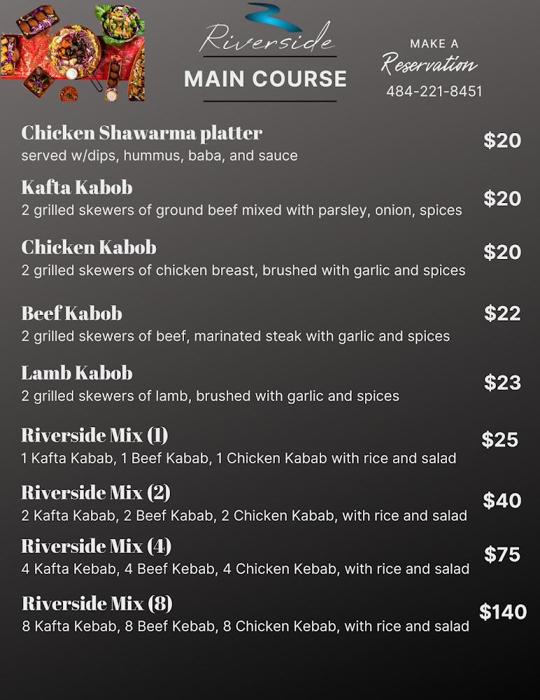 Riverside Restaurant & Lounge Menu image 2