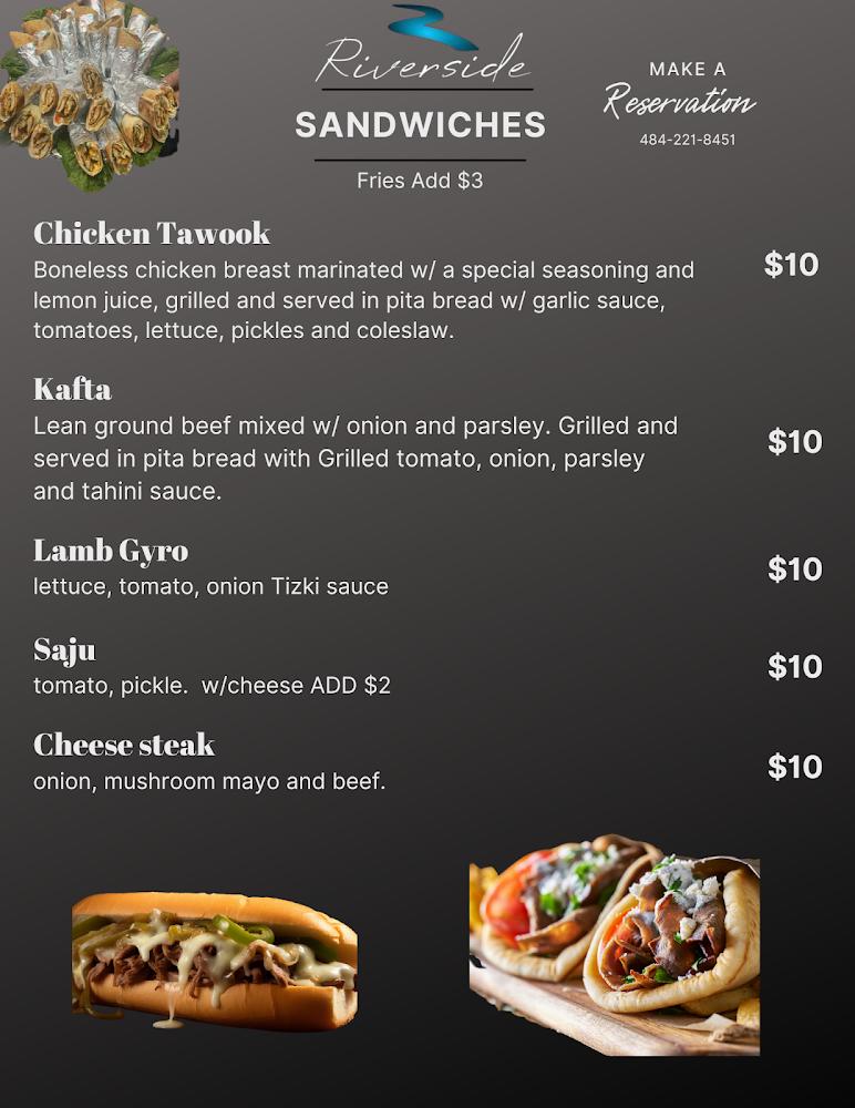 Riverside Restaurant & Lounge Menu image 4